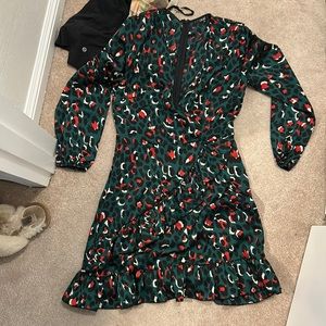 QUIZ print dress